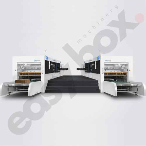 BHT 1650EFC/1900EFC/2100EFC Mirror Machines Dual Diecutter Working Station(Down Feeder)